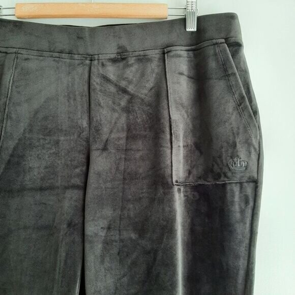 JUICY by Juicy Couture Velvet Soft & Comfy Sweatpants Lounge Pants Black… - Picture 5 of 11